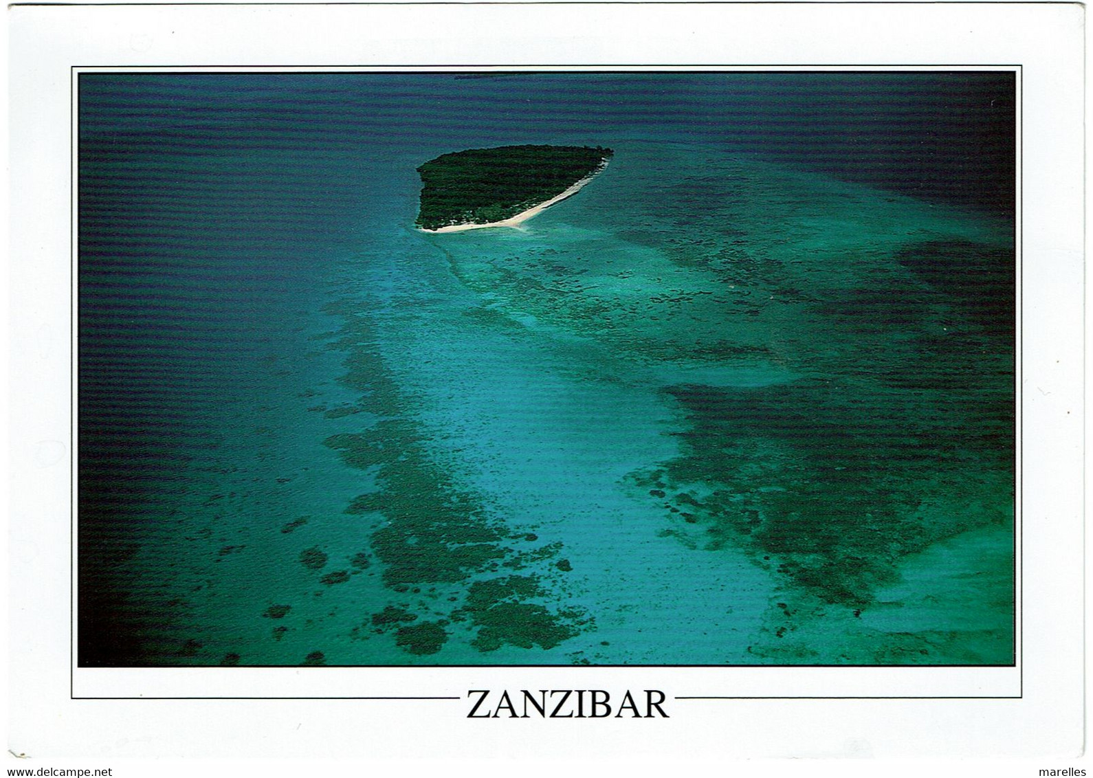 CPM Tanzanie, Zanzibar, Aerial View Of Bawe Island, Timbre - Tanzania