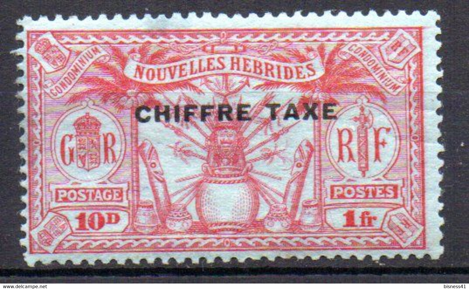 ColTGC Nouvelles Hébrides Taxe N° 5 Neuf XX MNH  Cote 112,00 € - Timbres-taxe