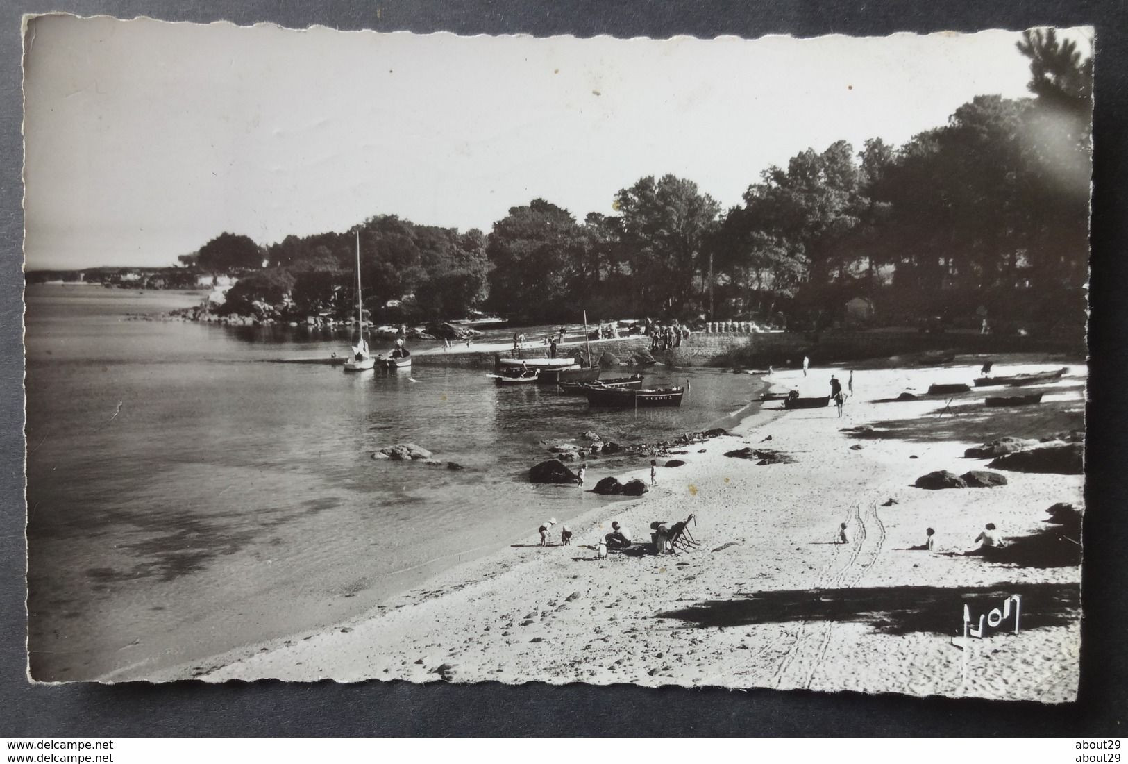 CPSM 29 BEG MEIL- Plage De La Cale - Edit YVON 130 - Ref. P 108 - Beg Meil