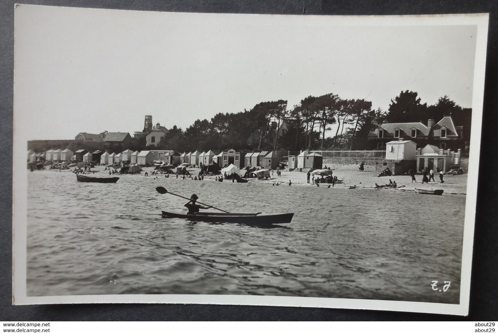 CPSM 29 BENODET - La Plage à L'heure De La Sieste - Edit. Toullec - Ref. P 110 - Bénodet