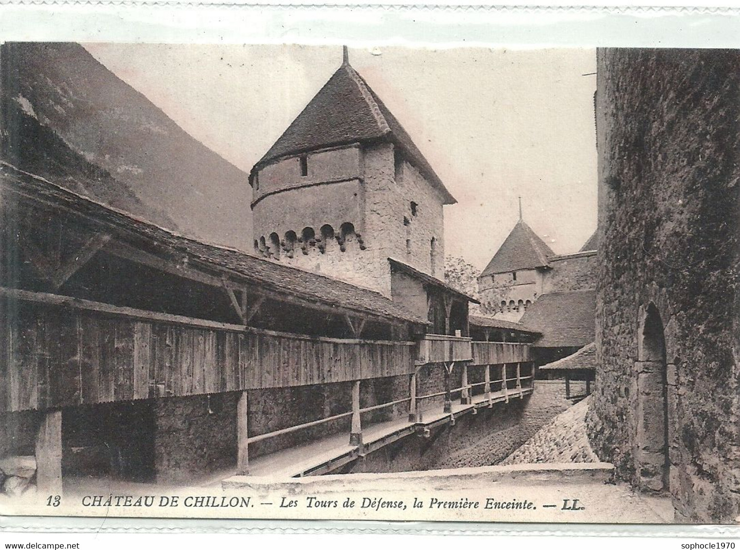 03 - 2021 - SUISSE - CANTON DE VAUD - VEYTAUX - CHILLON Château De - Tours De Défense La Première Enceinte - Premier