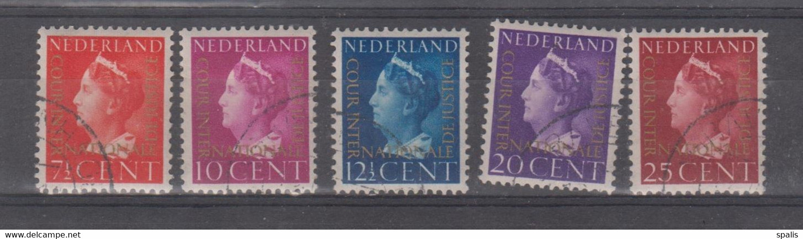 Netherlands 1947 Court Of Justice In Den Haag Mi 20-4 Used - Autres & Non Classés