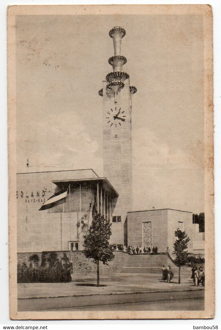 BRUXELLES * BELGIQUE * EXPOSITIONUNIVERSELLE 1935 * PAVILLON DES PAYS BAS * FLAMME - Brussel Nationale Luchthaven