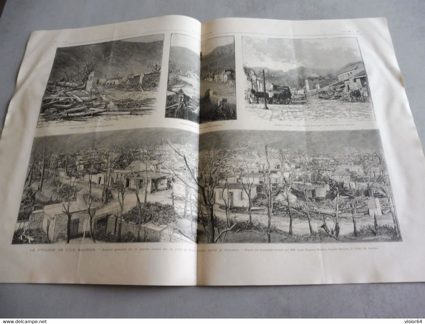 L’ILLUSTRATION 4 JUIN 1892-  FÊTES DE COPENHAGUE- CYCLONE ILE MAURICE- TRAIN PRESIDENTIEL- ELECTIONS GRECE