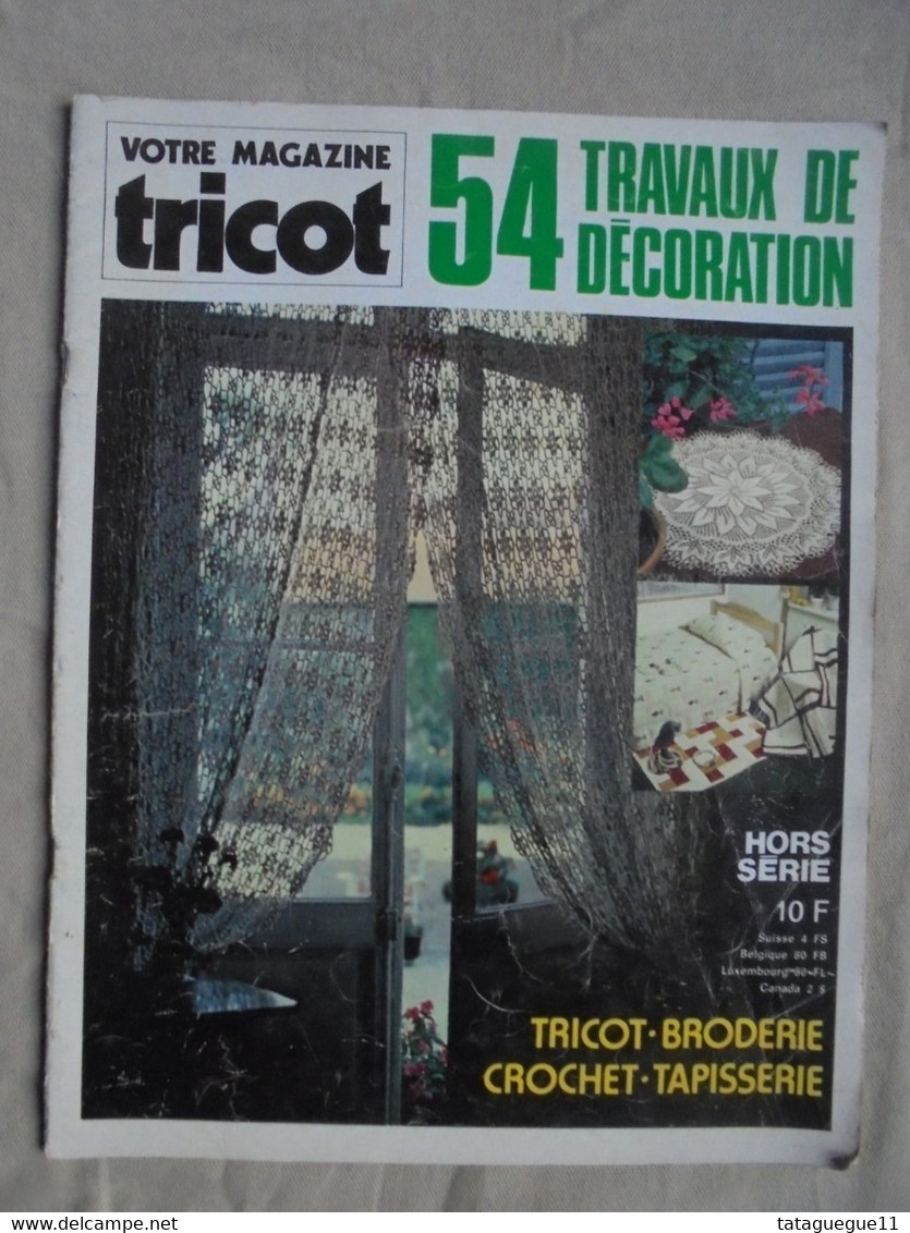 Ancien - Revue Votre Magazine Tricot Hors Série 54 Travaux De Décoration 1980 - Maison & Décoration