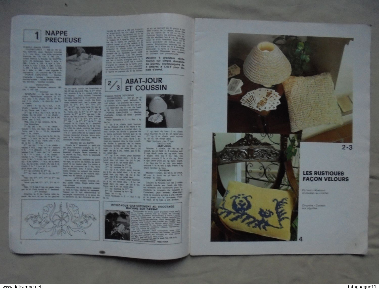 Ancien - Revue Votre Magazine Tricot Hors Série 54 Travaux De Décoration 1980 - Haus & Dekor