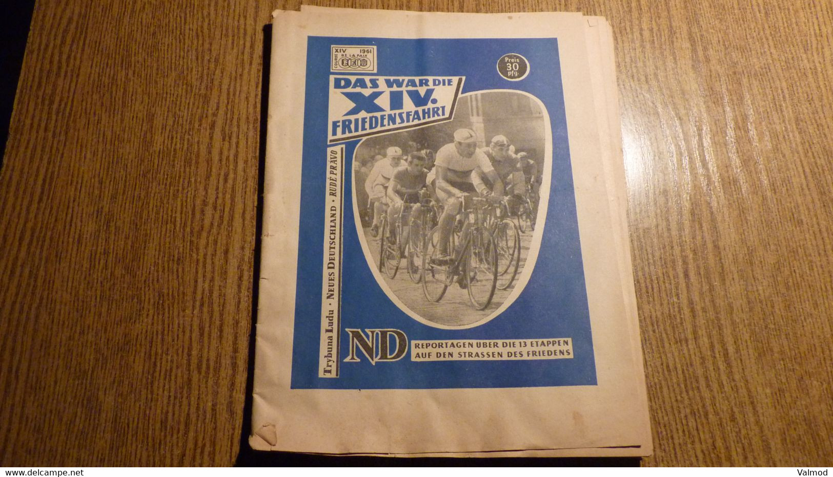 Magazine Neues Deutschland Spécial 13e Tour De La Paix (Cyclisme) 1961 - Sports