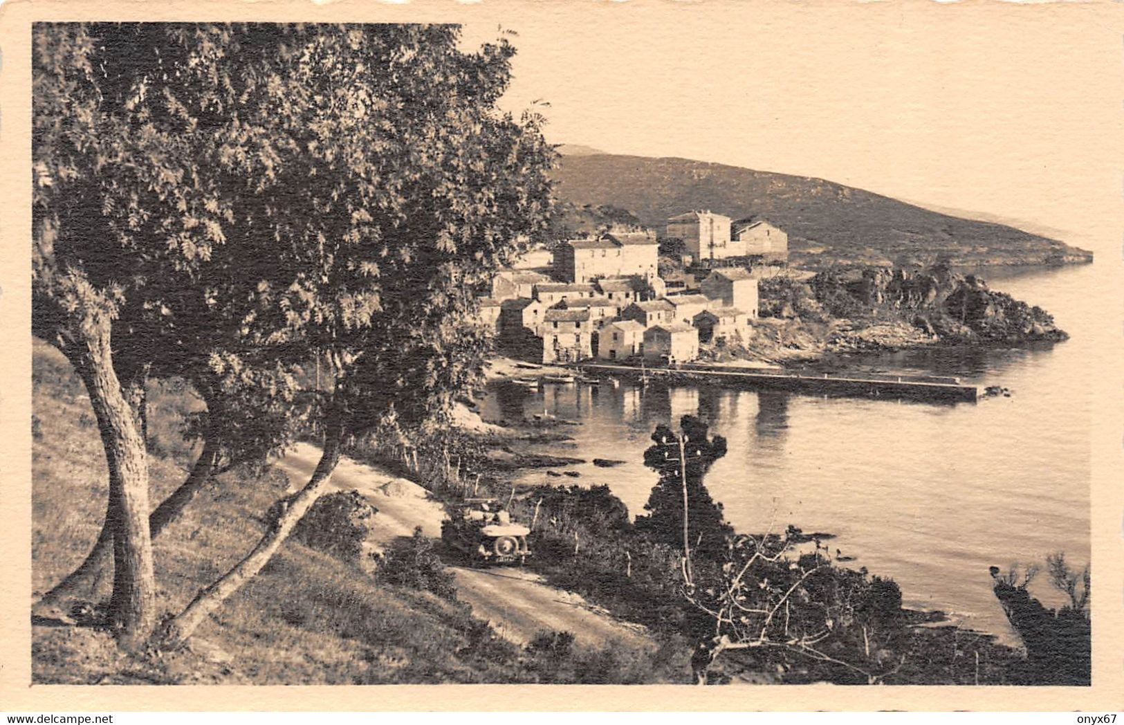 Carte Photo PORTICCIOLO-Cagnano-Cap Corse- 2B-Haute-Corse-Vue Du Village-Photo D'Art Lucarelli, Nice - Autres & Non Classés