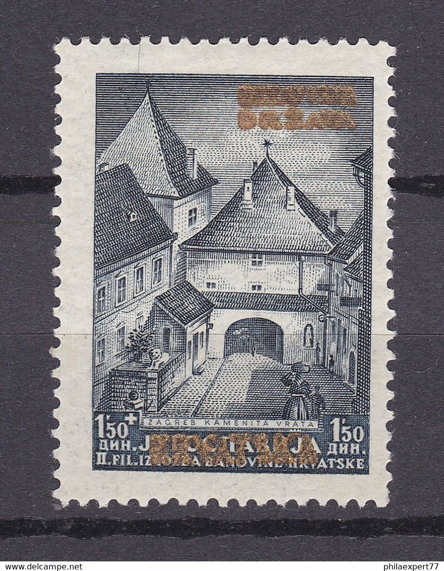 Kroatien - Deutsche Besetzung - 1941 - Michel Nr. 39 A - Postfrisch - 30 Euro - Bezetting 1938-45