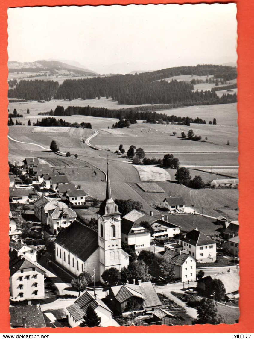 ZLG-11 Les Breuleux  Eglise Et Village. Vue Aérienne. Non Circulé Airoffset 2724 - Les Breuleux