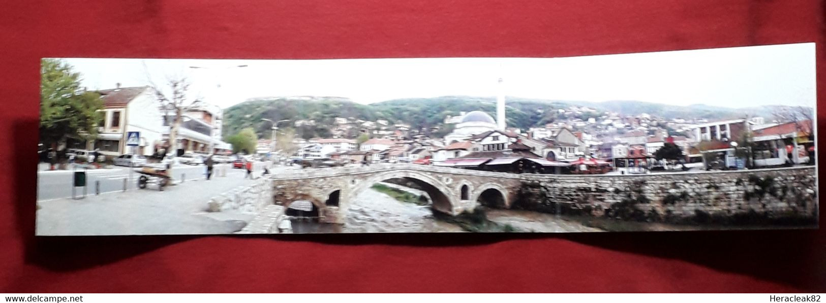 Kosovo Tripple Long Postcard Pizren - Kosovo