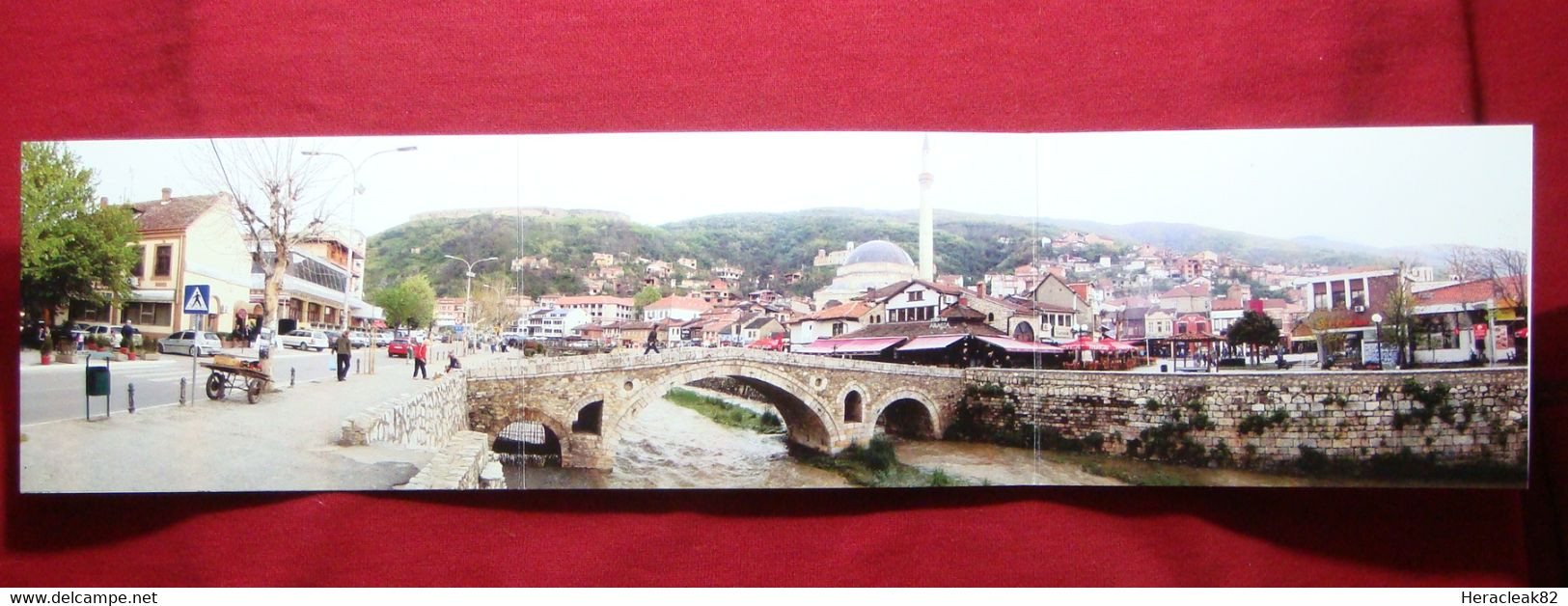 Kosovo Tripple Long Postcard Pizren - Kosovo