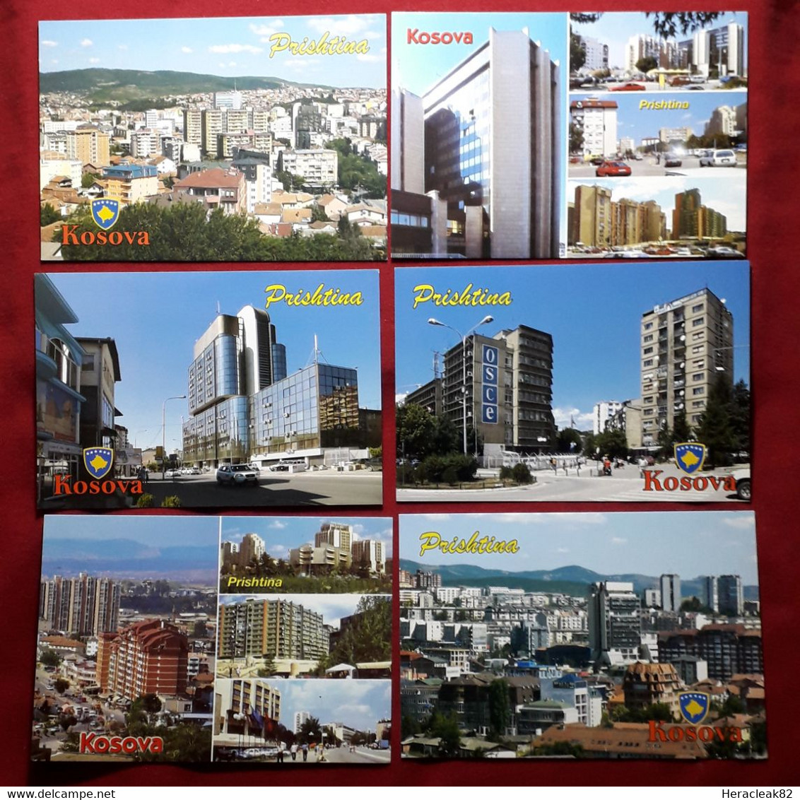 Kosovo Lot 6 Postcards Differents Pistina (4) - Kosovo