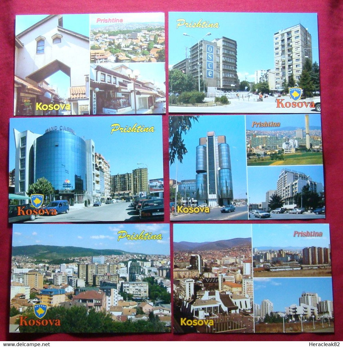 Kosovo Lot 6 Postcards Differents Pristina (5) - Kosovo