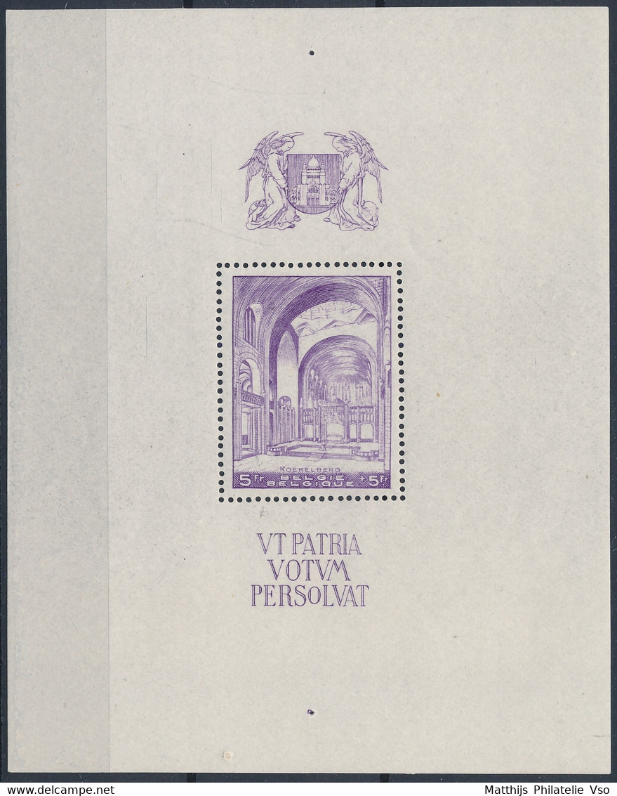[** SUP] Bloc 9A, Kokelberg - Fraîcheur Postale (sans Oblitération Dans La Marge). Rare Et Superbe - Cote: 1300€ - 1924-1960
