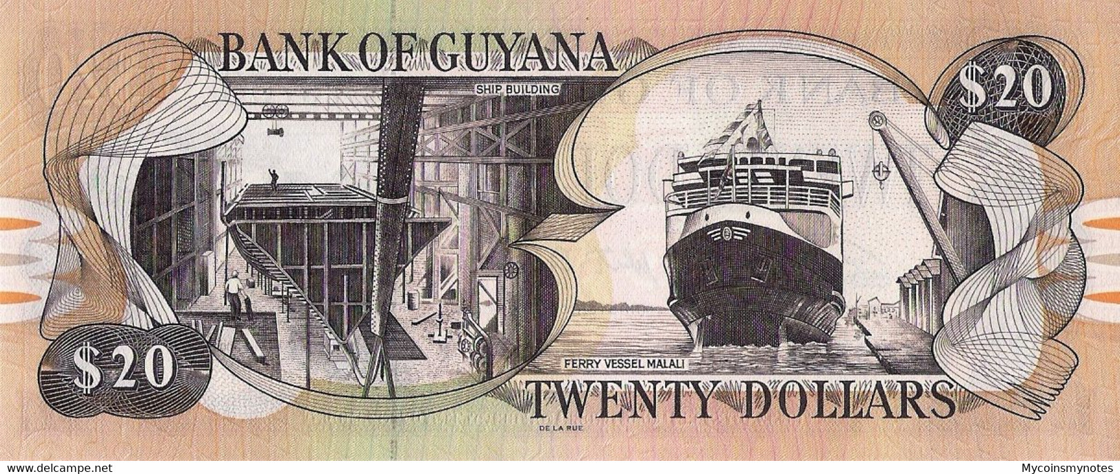 GUYANA, 20 Dollars, 2018, PNEW (Not Listed In Catalog), UNC - Guyana