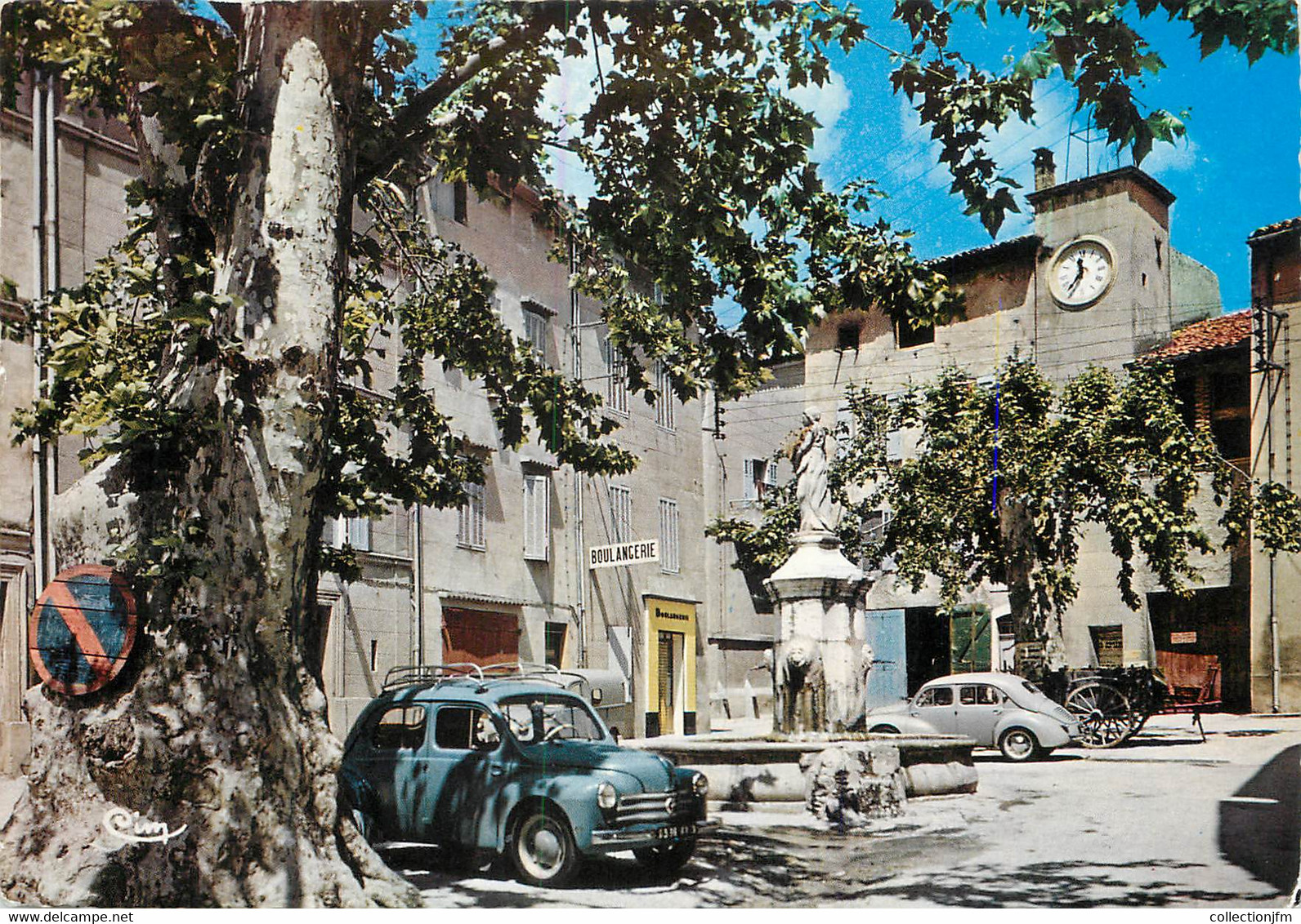 / CPSM FRANCE 13 "Auriol, Place Sainte Barbe " - Auriol