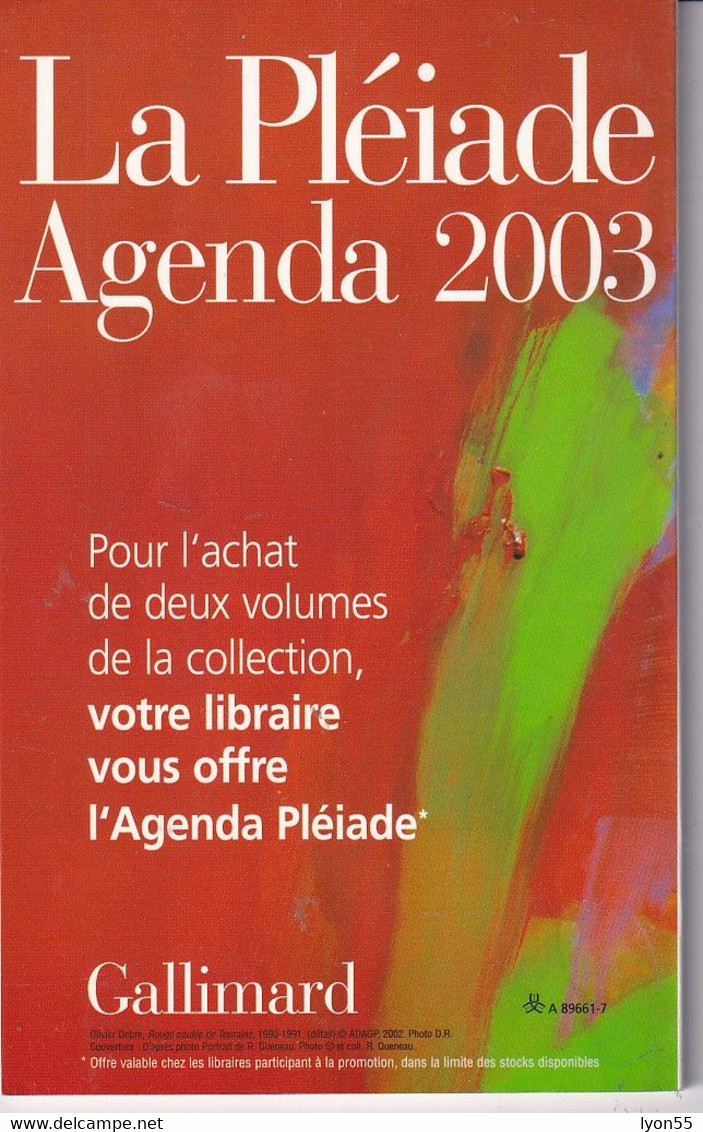 Catalogue 2002 La Pléiade 156 Pages - La Pléiade