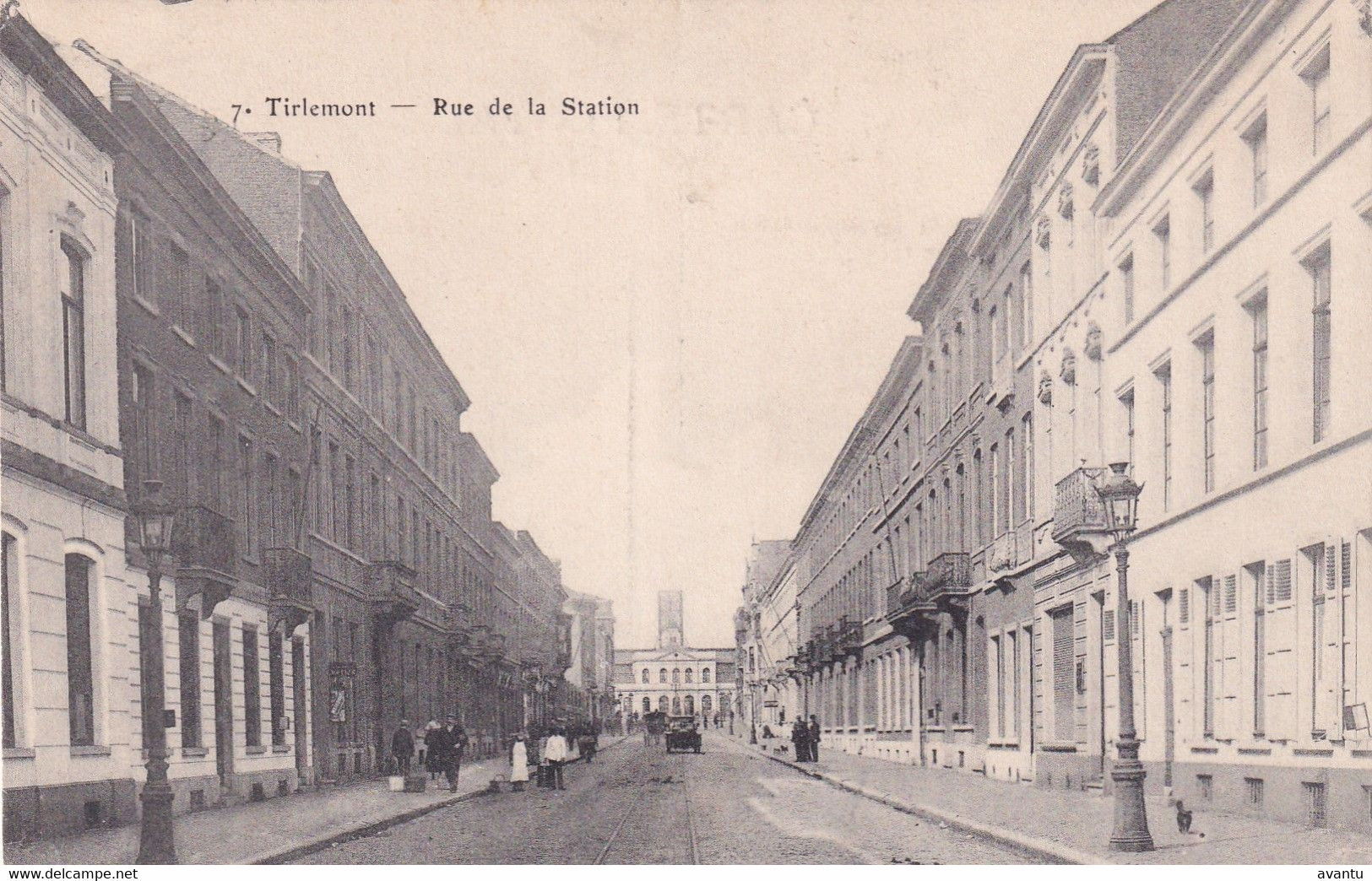 TIENEN / STATIONSSTRAAT / RUE DE LA STATION  1914 - Tienen