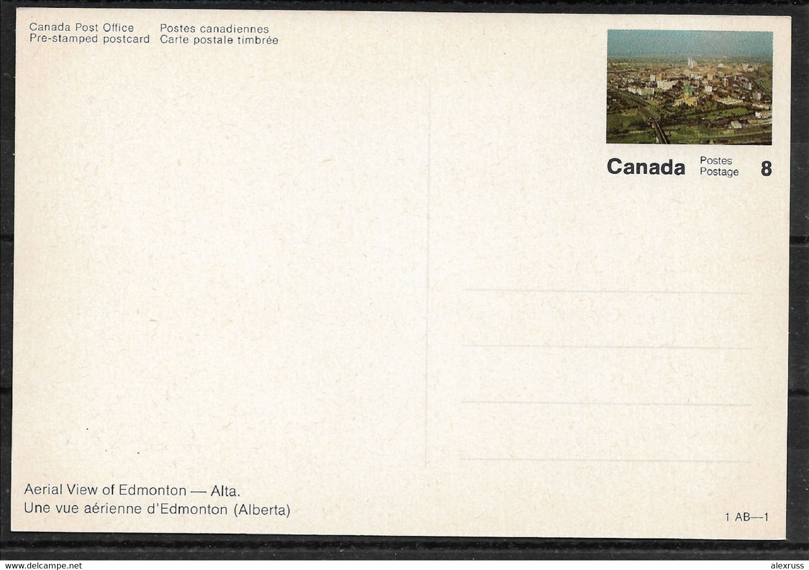 CANADA POSTCARD,AERIAL VIEW OF EDMONTON-ALTA, # 1 AB-1,VF UNPOSTED,UNUSED ! - Edmonton