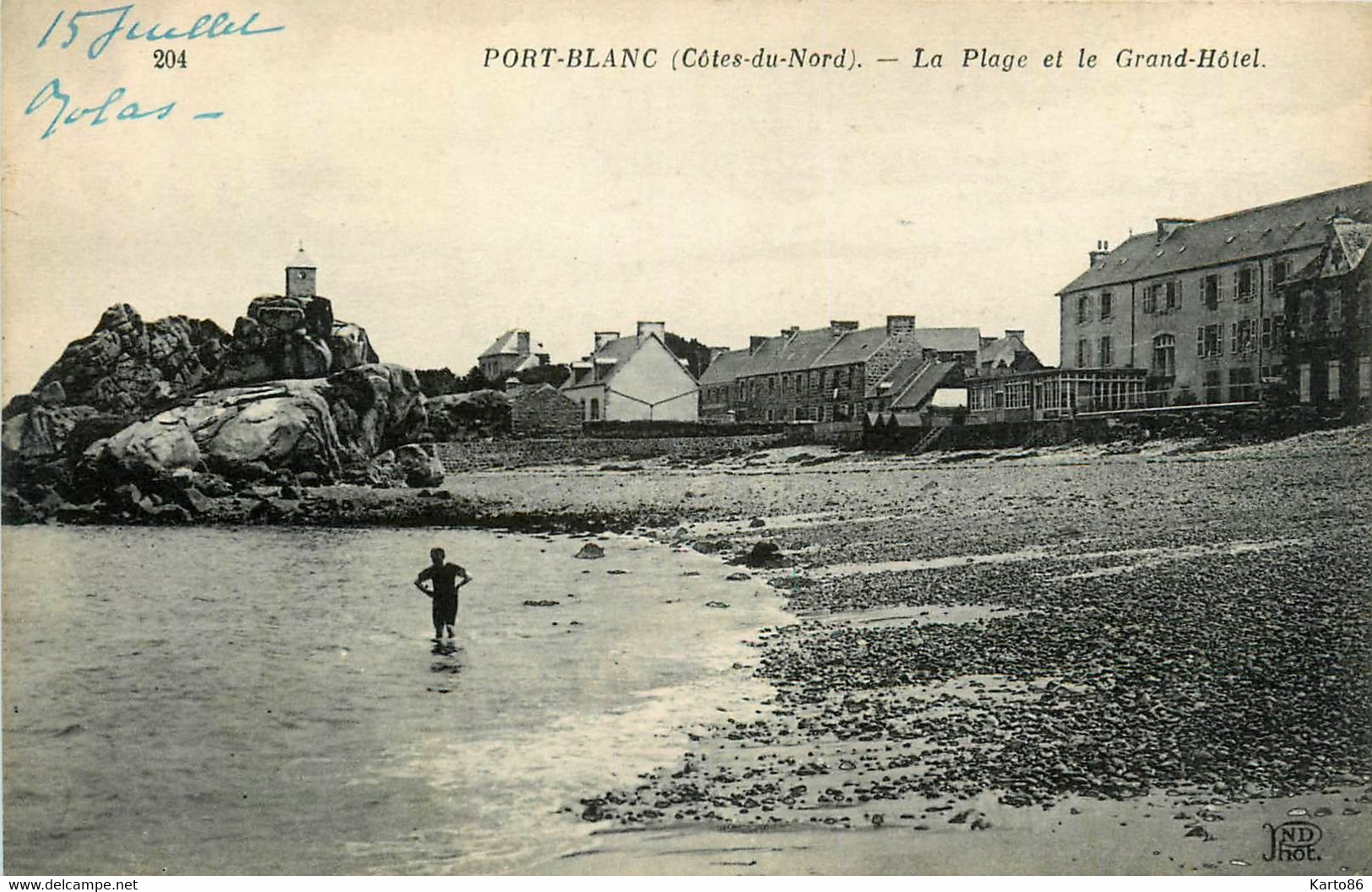 Penvénan * Village Hameau De Port Blanc * La Plage Et Le Grand Hôtel - Penvénan