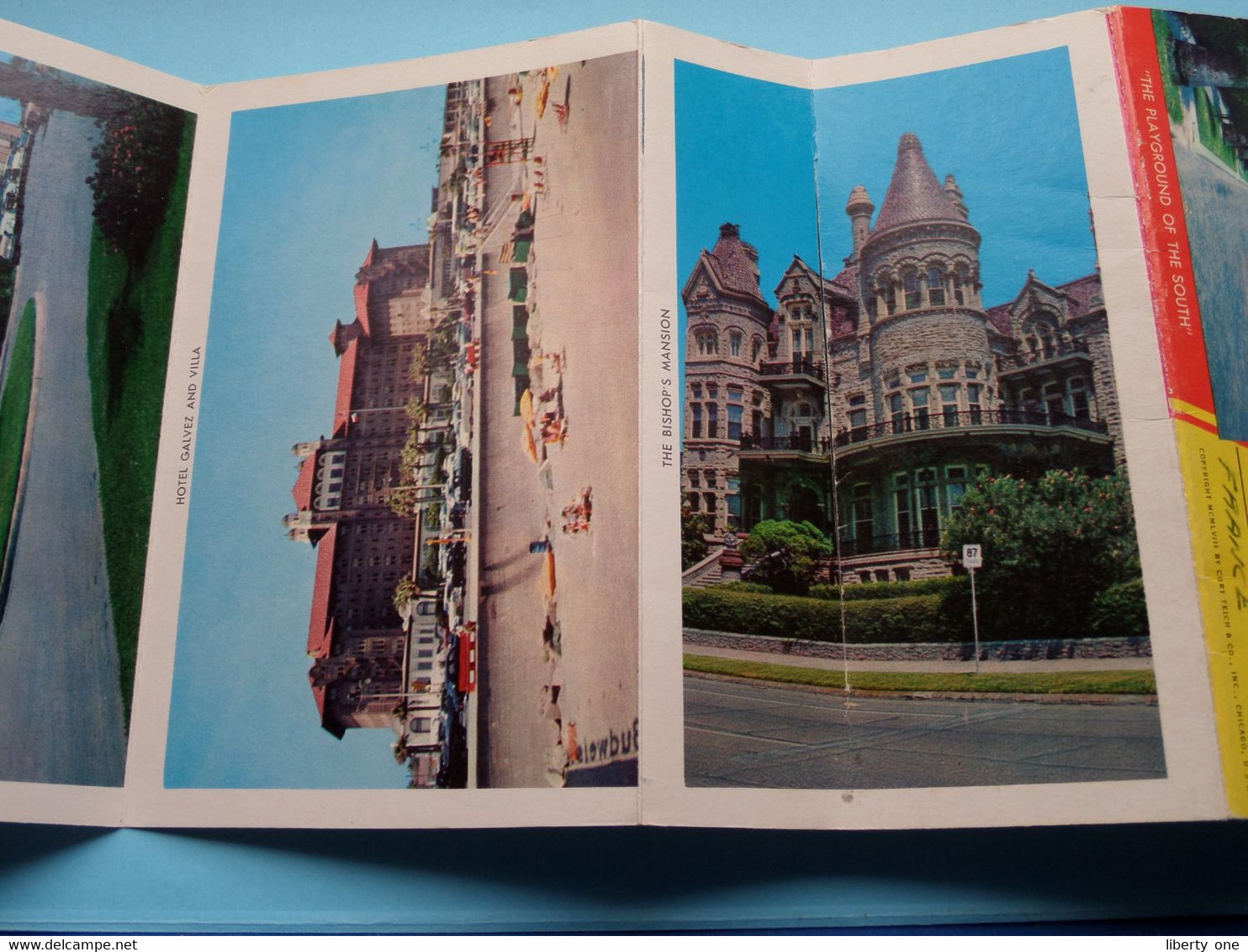 GALVESTON Texas ' The Playground of the South ' ( Curt Teich ) Anno : 1959 ( See Scans ) !