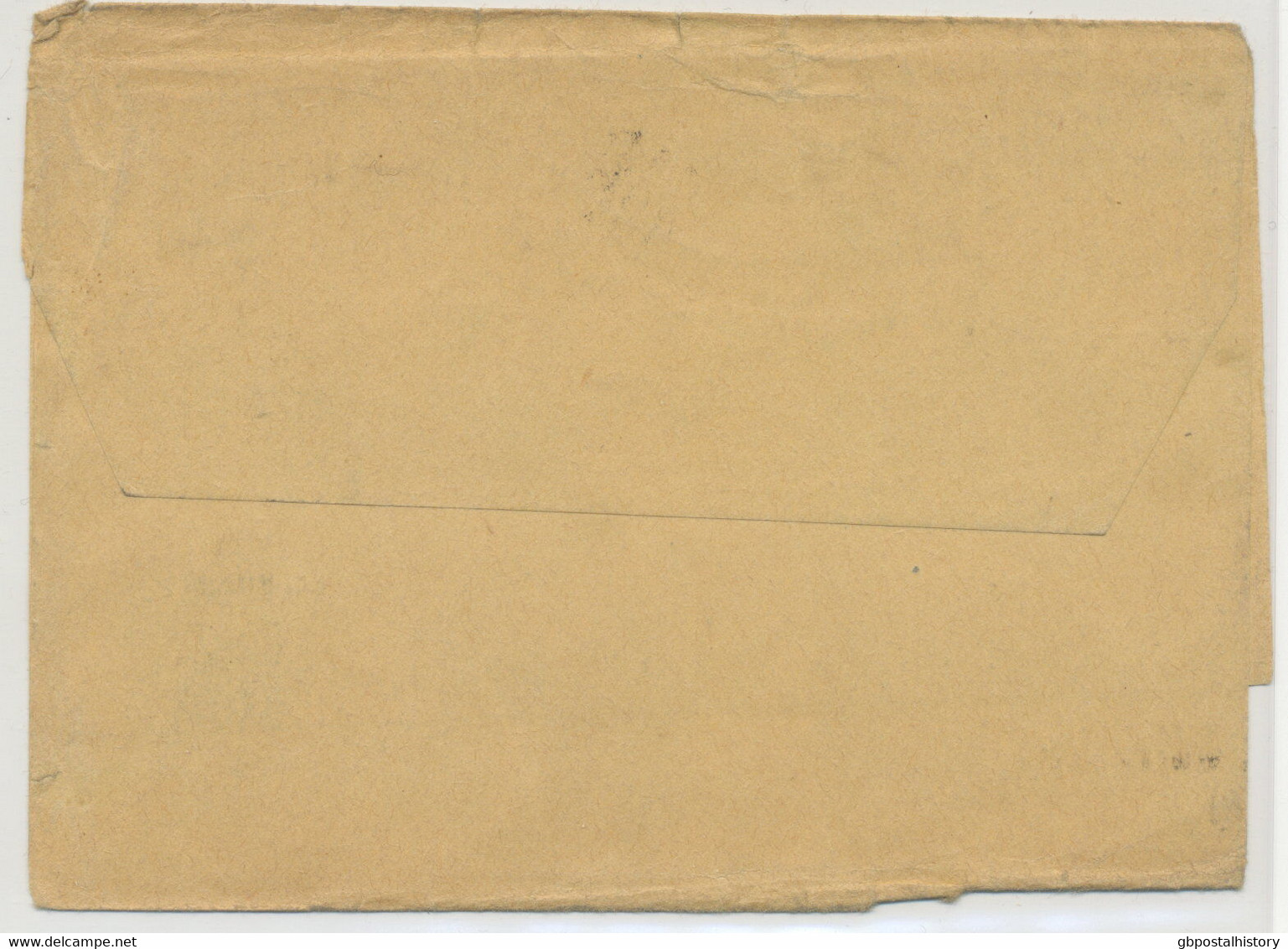 GB POSTAL STATIONERY PERFINS 1905 King EVII ½D Yellowgreen Wrapper PERFIN "C&S - Perforadas