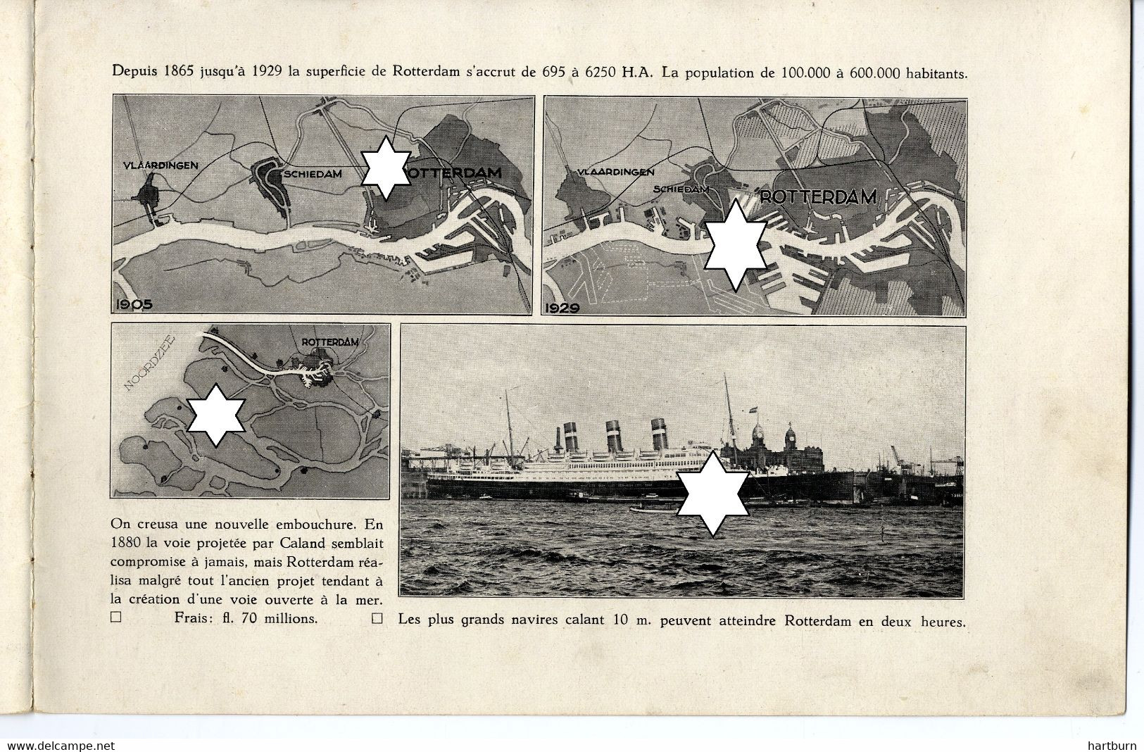 De haven Rotterdam. Aangeboden door de gemeente Rotterdam, Maashaven, Waalhaven, Koningshaven ± 1930 (D-25)