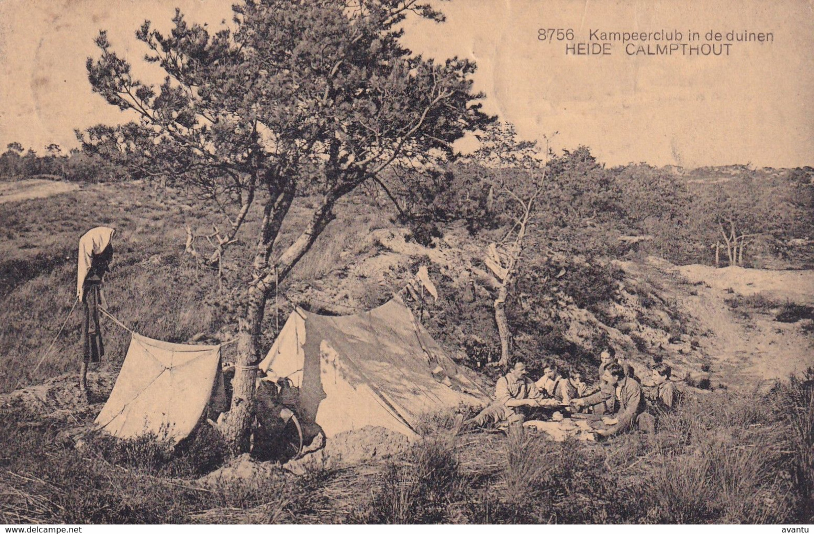 KALMTHOUT / HEIDE / KAMPEERCLUB IN DE DUINEN  1924 - Kalmthout