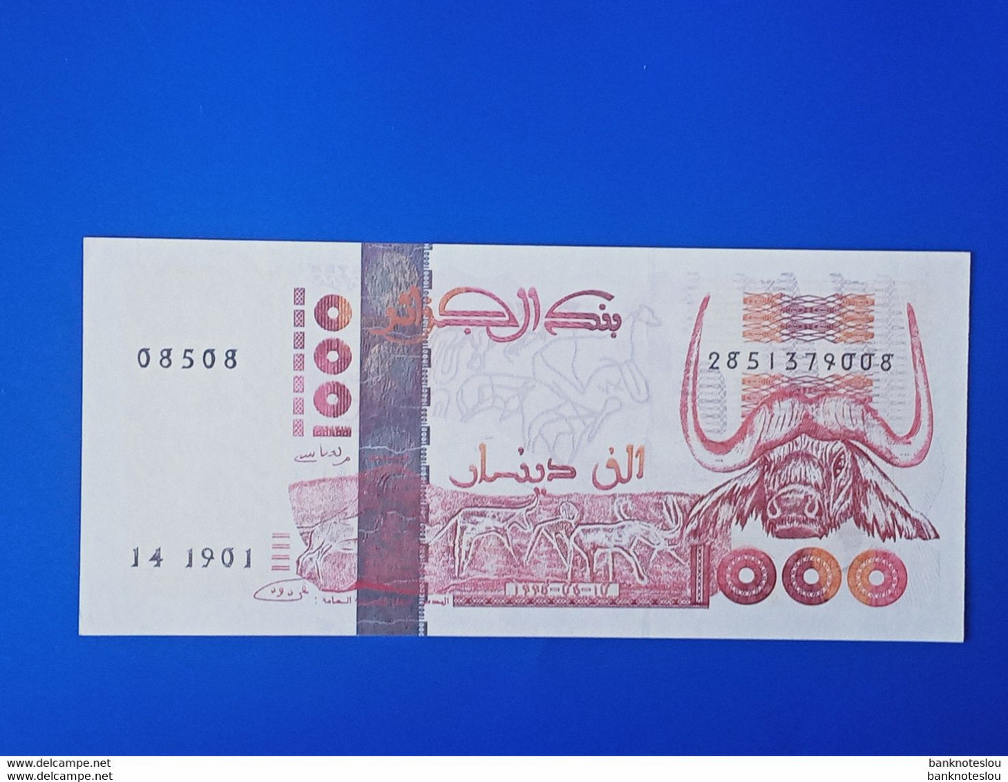 Lots 2 Banknotes Algeria Unc - Algérie