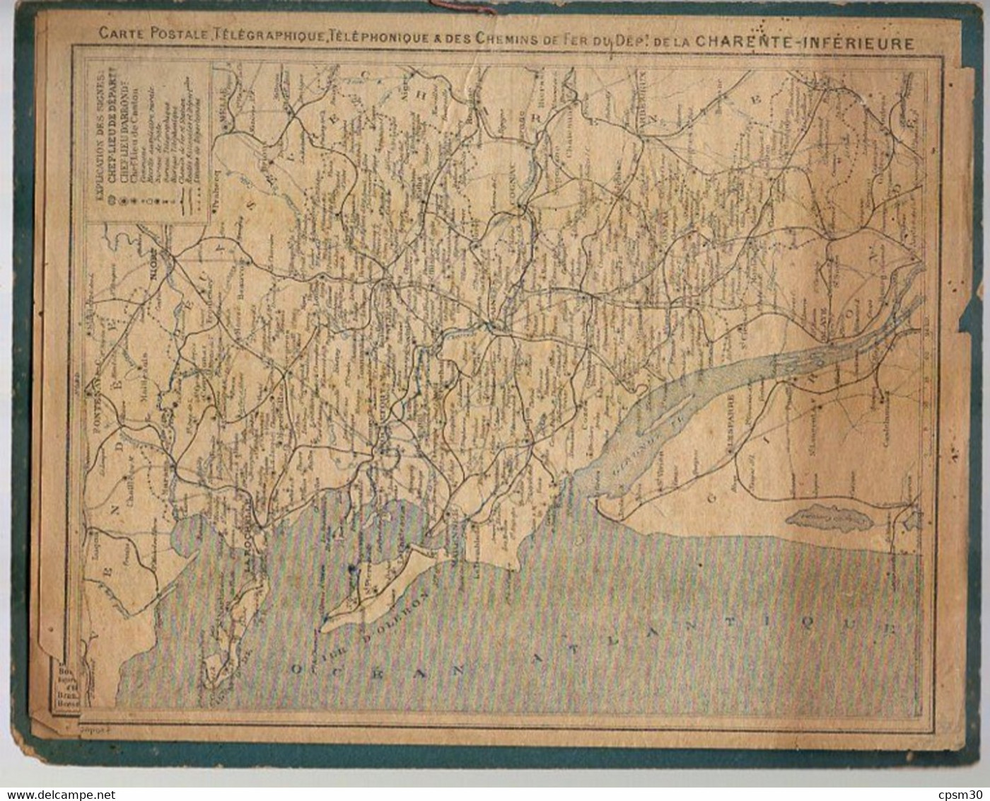 CALENDRIER GF 1923 - Village Alsacien (charrette Fourrage), Imprimeur Oberthur Rennes - Grand Format : 1921-40