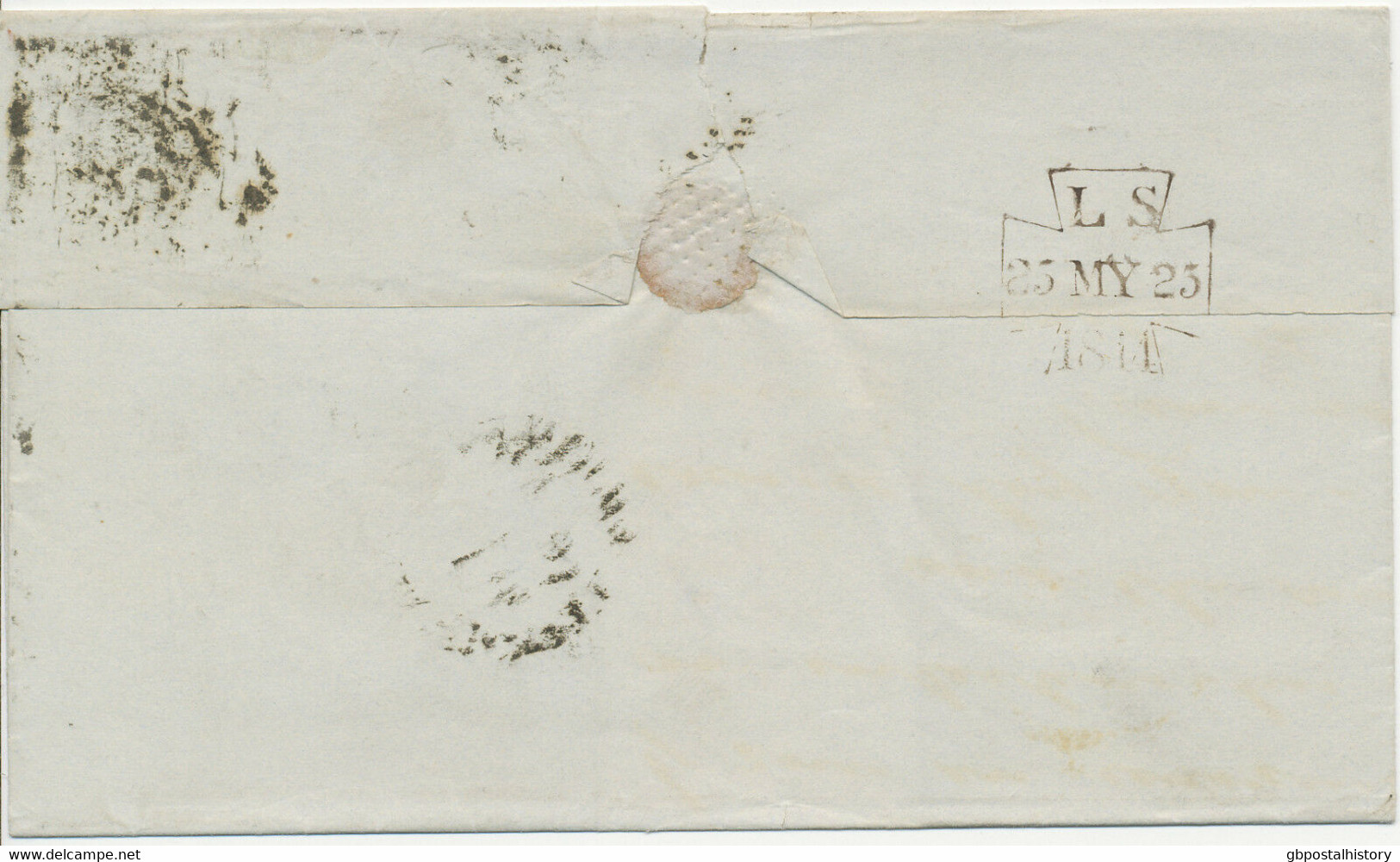 GB "2" London Numerals (Parmenter 2A) 2 X Cover 2 X 1 D EARLY USAGE MAY 1844!! - Briefe U. Dokumente