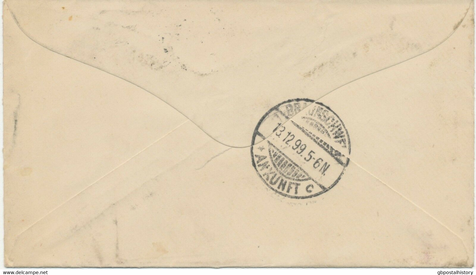 GB "CLAPHAM / S.W. / 27 / 1" 1892 QV 21/2d Jubilee Cvr To BRUNSWICK With Rare POSTMARKERROR - Covers & Documents