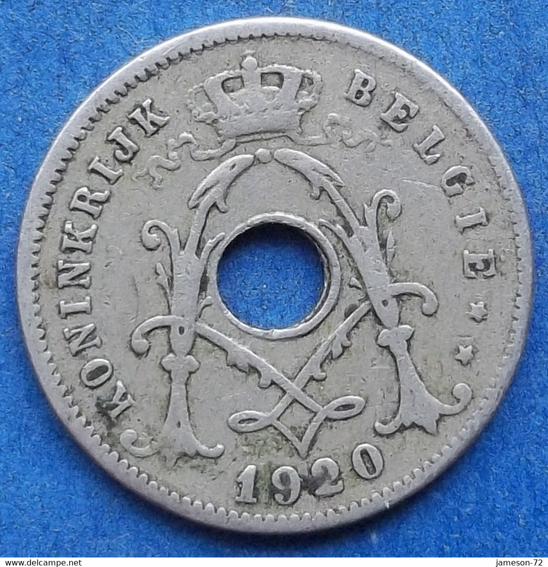 BELGIUM - 5 Centimes 1920 Dutch KM# 67 Albert I (1909-1934) - Edelweiss Coins - Zonder Classificatie