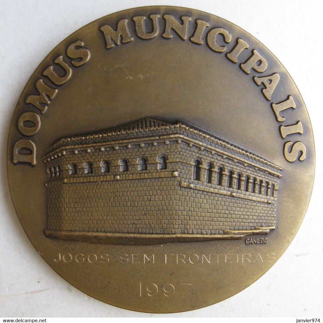 Portugal Médaille Municipio De Braganca , Attribué à Jogos Sem Fronteiras  1997 / Jeux Sans Frontières - Gewerbliche