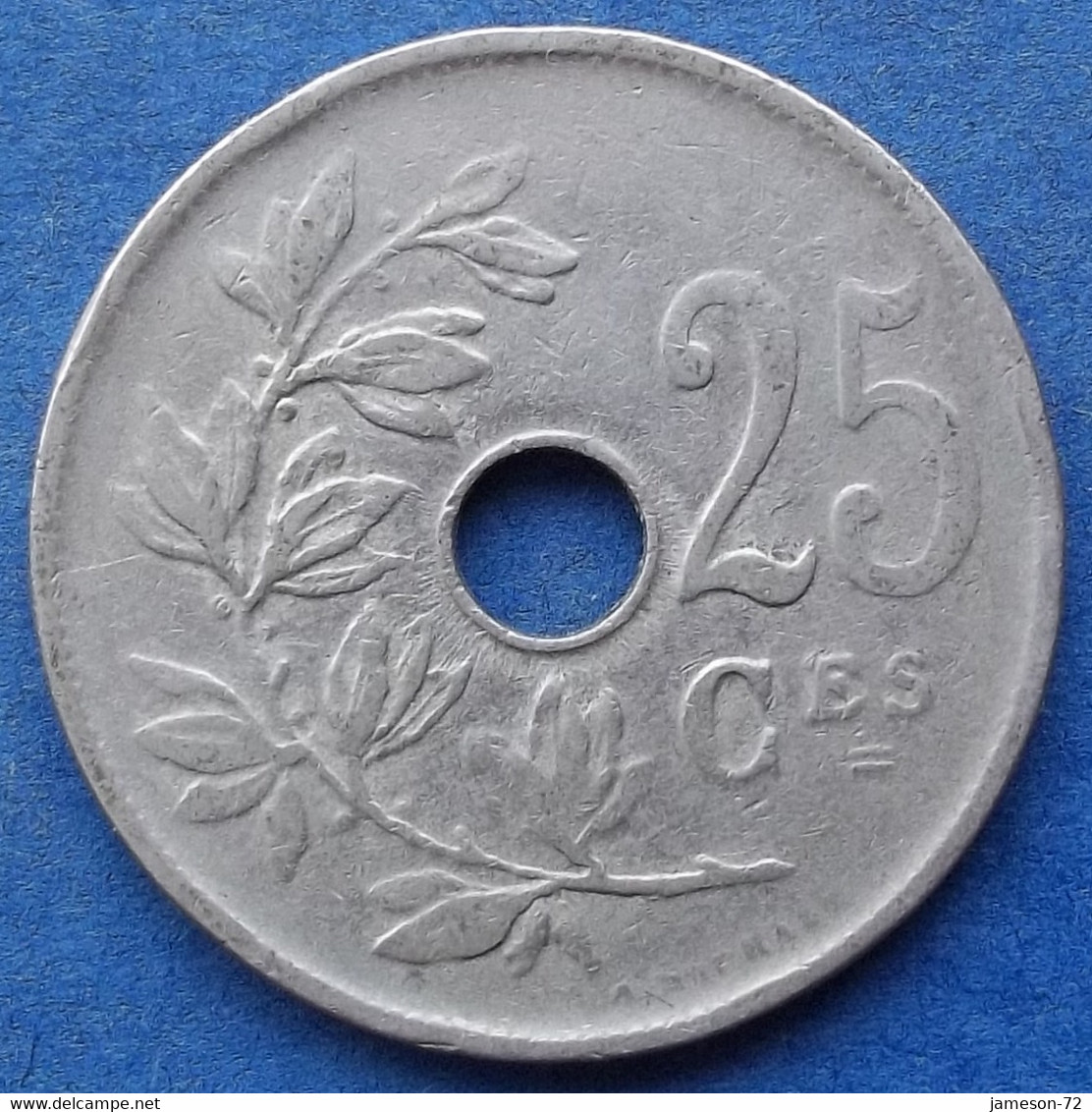 BELGIUM - 25 Centimes 1921 French KM# 68.1 Albert I (1909-34) - Edelweiss Coins - Unclassified