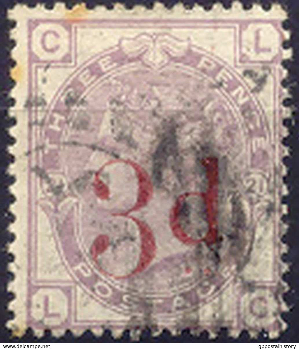 GB 1883 QV Provisional Issue 3 D On 3 D And 6 D On 6 D Fine Average Used - Gebraucht