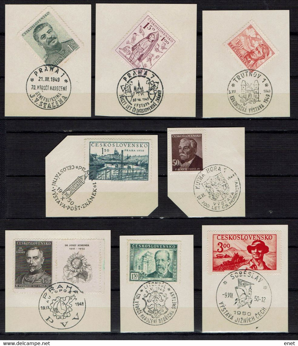 Tschechoslowakei - Spezielle Stempel - Collections, Lots & Series