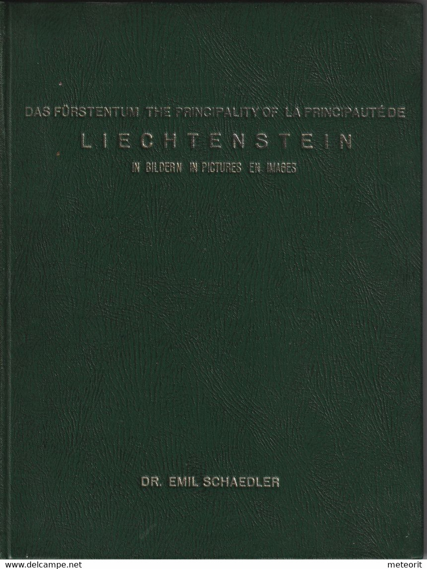 Dr. Emil Schaedler "Das Fürstentum Liechtenstein In Bildern" 1955, Ca.15 Seiten Text Und Ca. 90 Seiten Fotographien, - Sin Clasificación