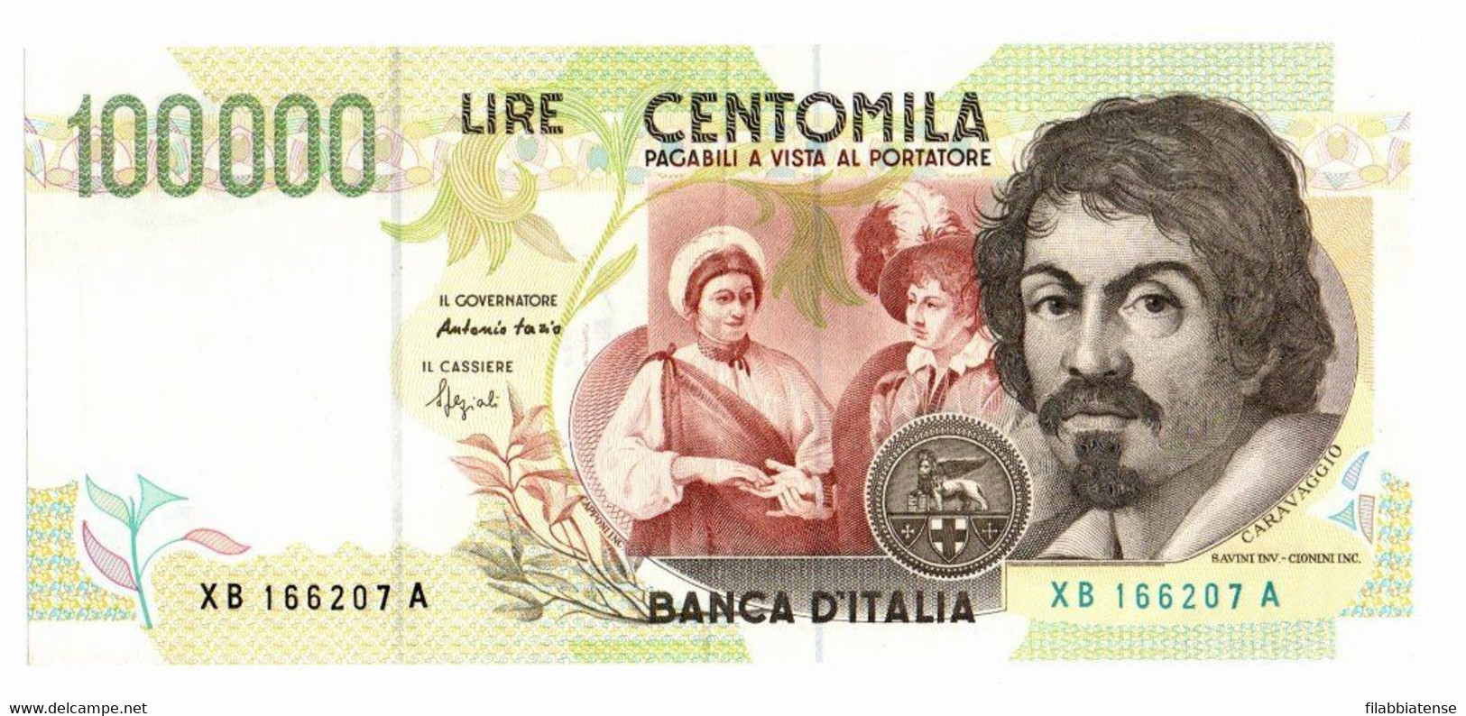 Italia - 100.000 Lire 1997 Caravaggio - Serie Sostitutiva XB    ---- - 100000 Lire