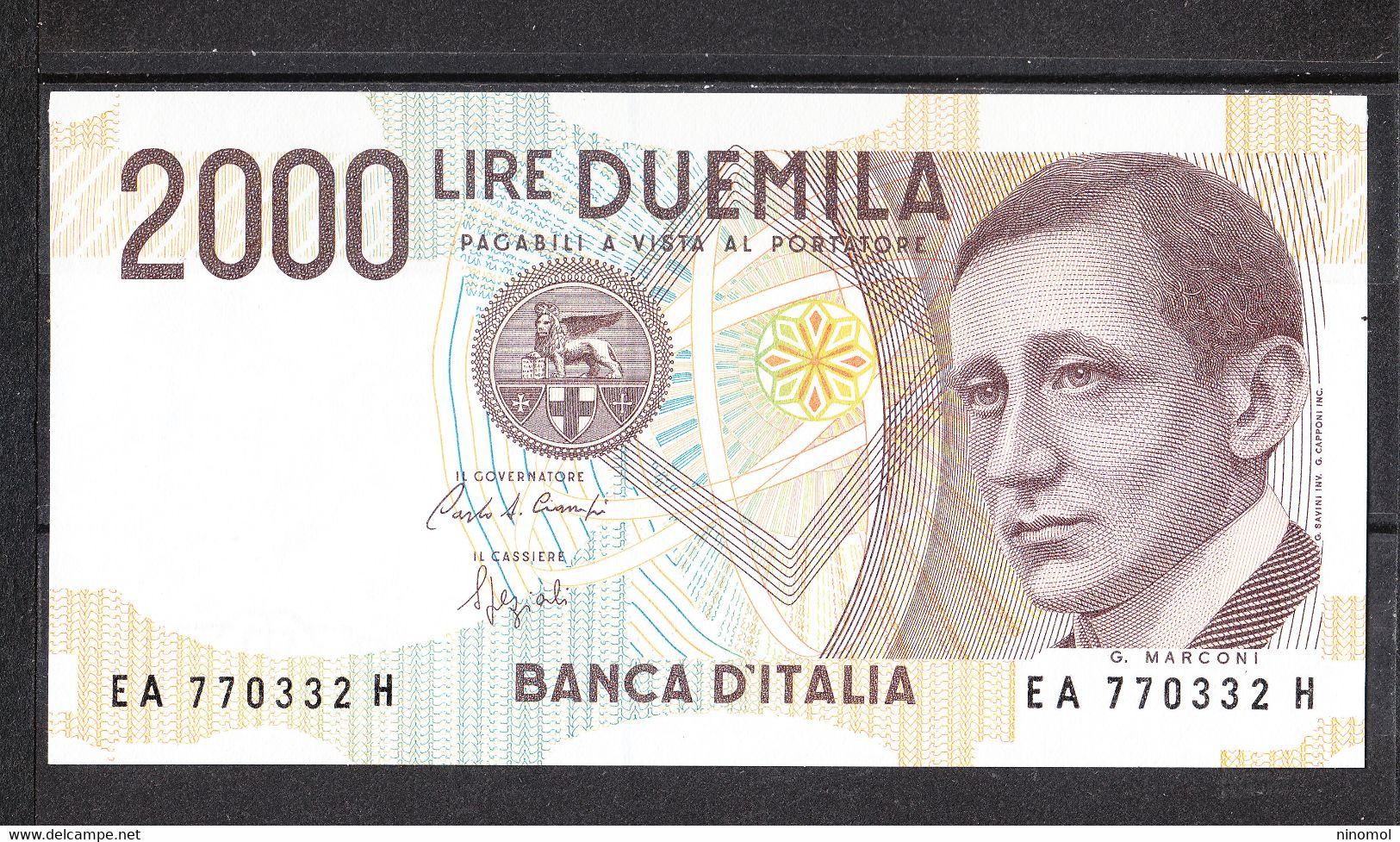 ITALIA  - 2000  LIRE  MARCONI  31/01/1980  SERIE EA °°° - 2000 Lire