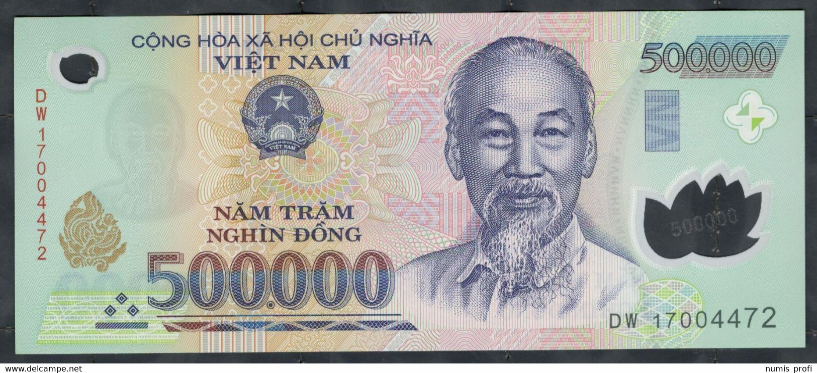 Vietnam - 500000 Dong 2017 - Pick 124m - Vietnam