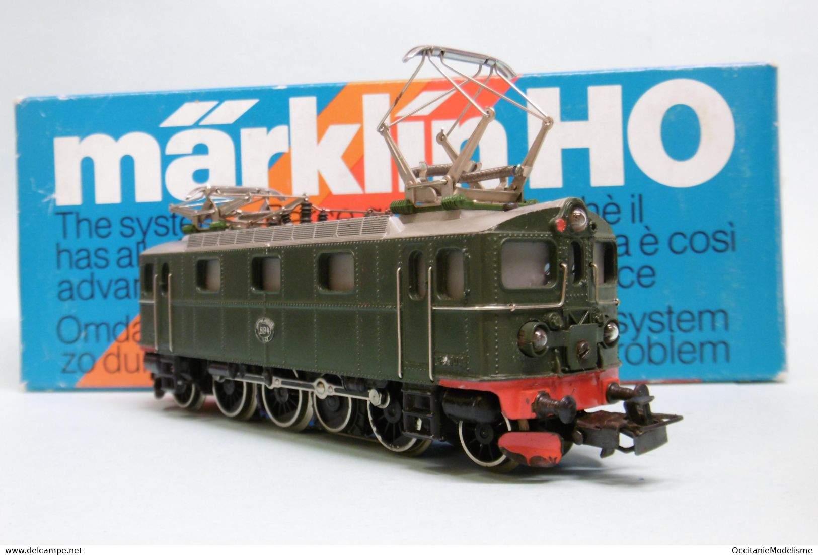 Märklin 3 Rails - Locomotive ELECTRIQUE GS 884 800 SJ Nohab Réf. 3019 HO 1/87 - Locomotives