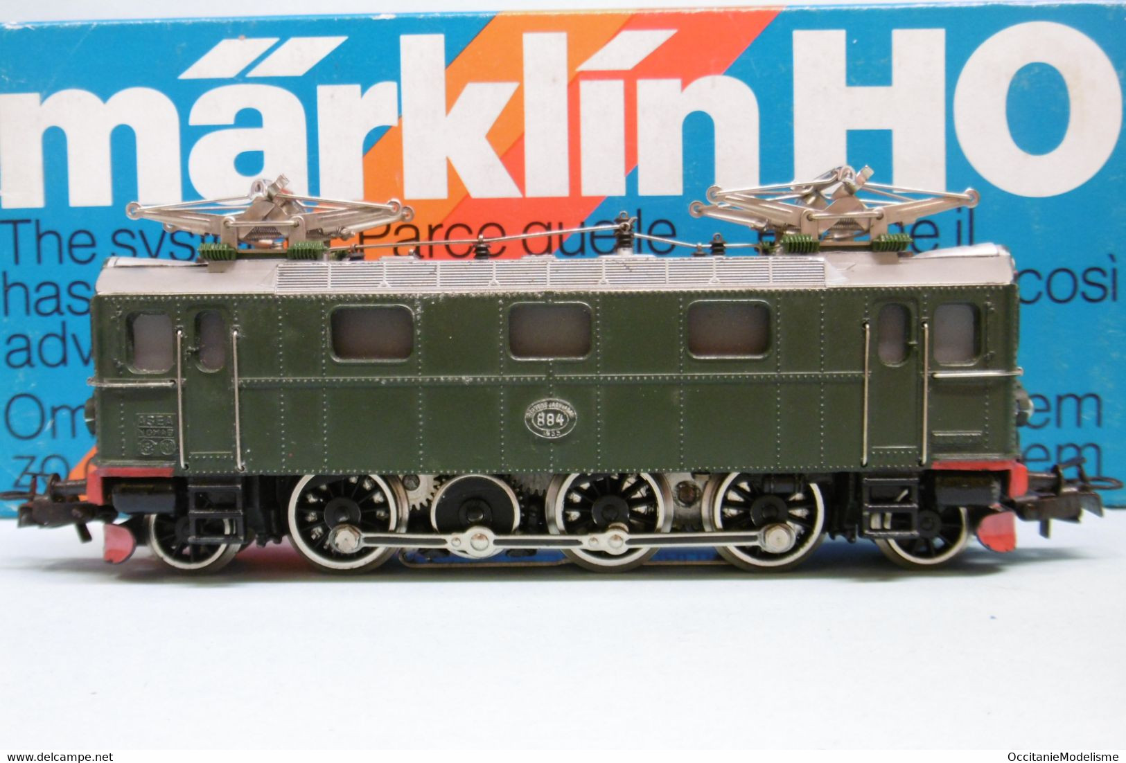 Märklin 3 Rails - Locomotive ELECTRIQUE GS 884 800 SJ Nohab Réf. 3019 HO 1/87 - Locomotieven