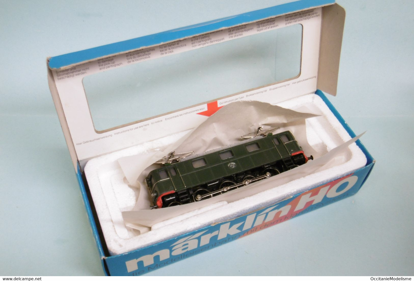 Märklin 3 rails - Locomotive ELECTRIQUE GS 884 800 SJ Nohab réf. 3019 HO 1/87