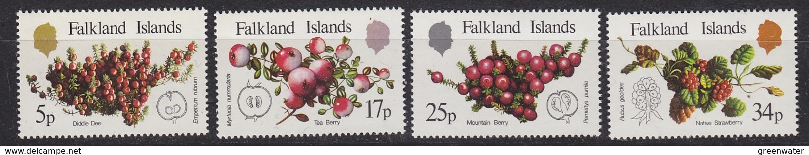 Falkland Islands 1983 Native Fruits 4v ** Mnh (51431B) - Islas Malvinas