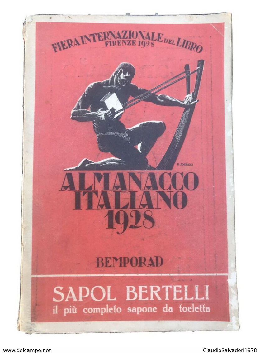 Lotto 4 ALMANACCO ITALIANO BEMPORAD FIRENZE 1924 1926 1928 1034 ANNUARIO - Libri Antichi