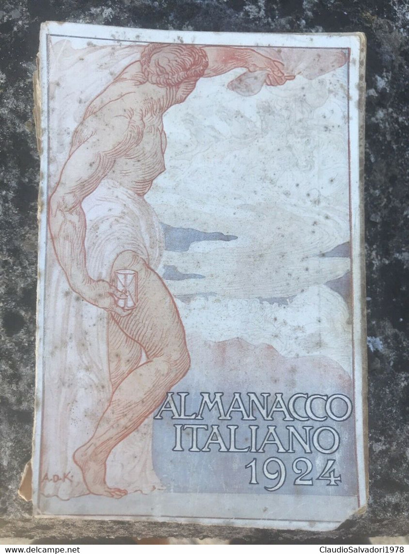 Lotto 4 ALMANACCO ITALIANO BEMPORAD FIRENZE 1924 1926 1928 1034 ANNUARIO - Libri Antichi