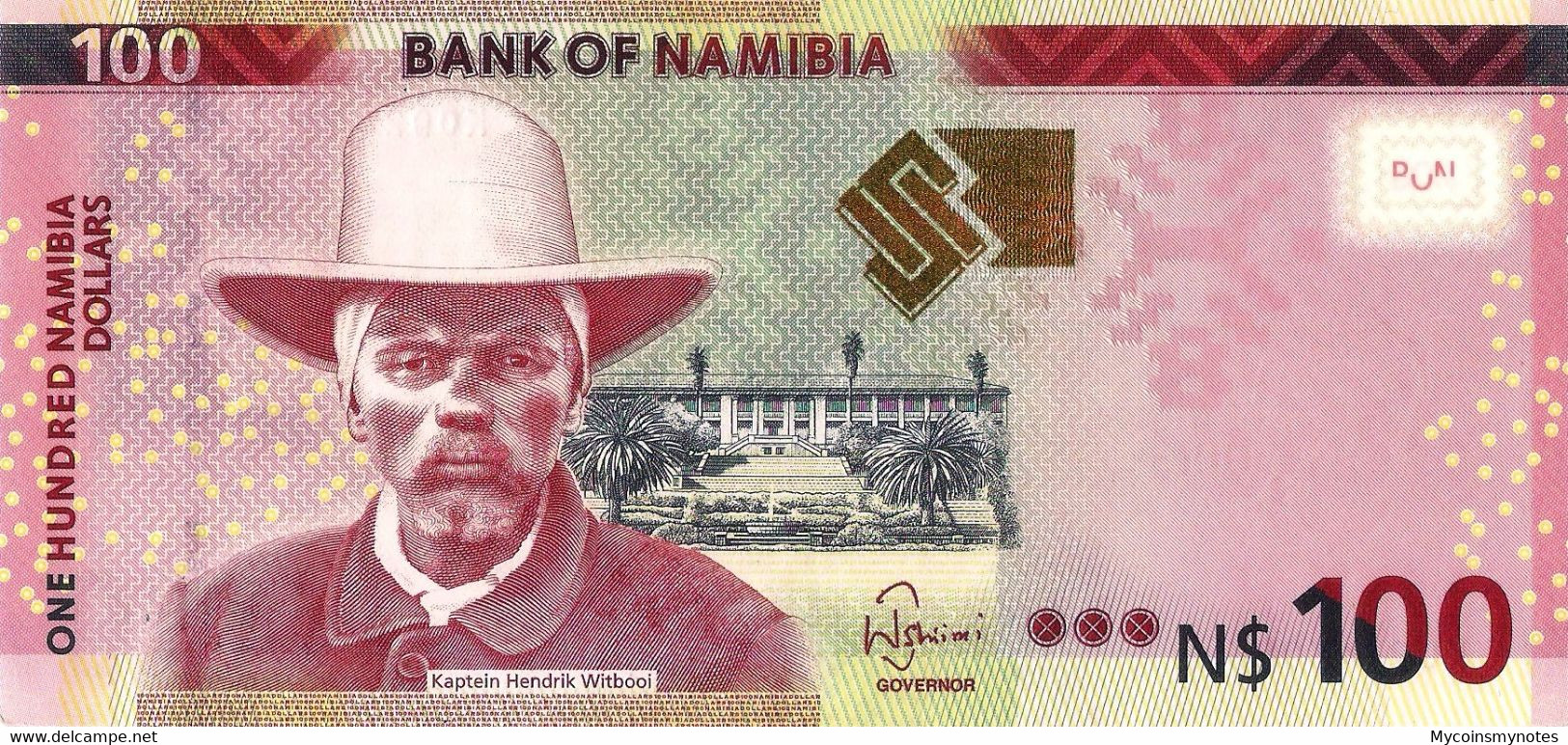 NAMIBIA, 100 DOLLARES, 2012, P14, UNC - Namibia