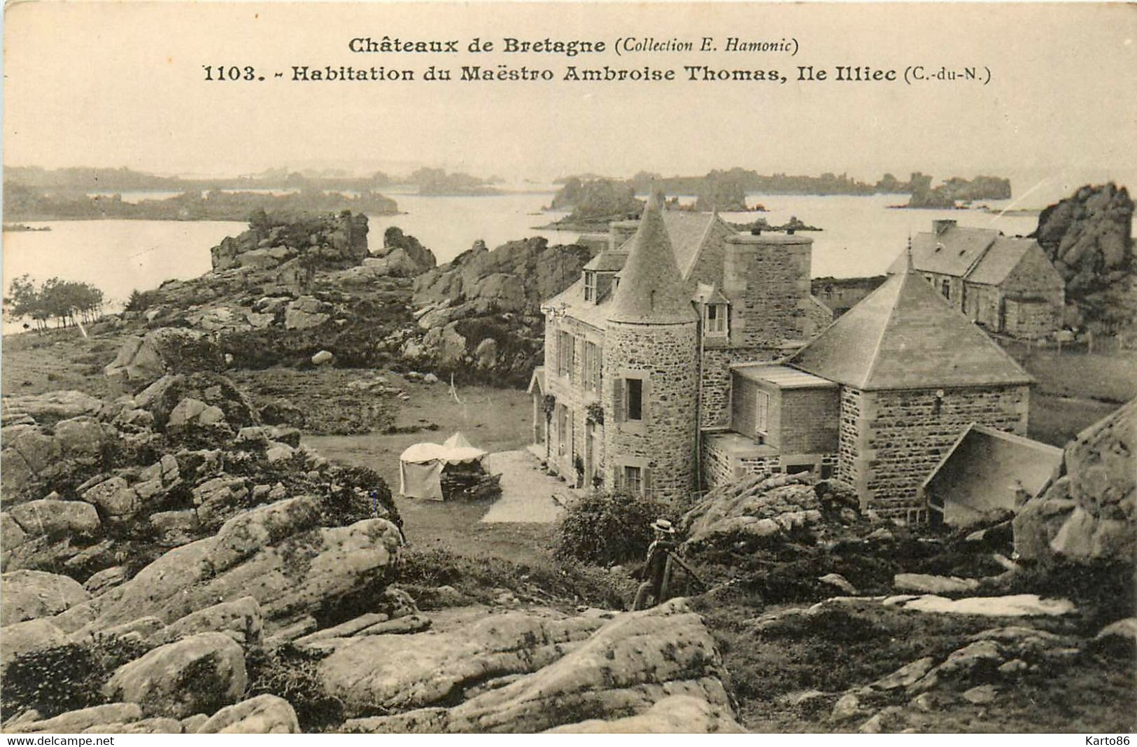 Penvénan * Village Hameau De Port Blanc * Ile D'illiec * Le Château D'ambroise Thomas , Maëstro - Penvénan